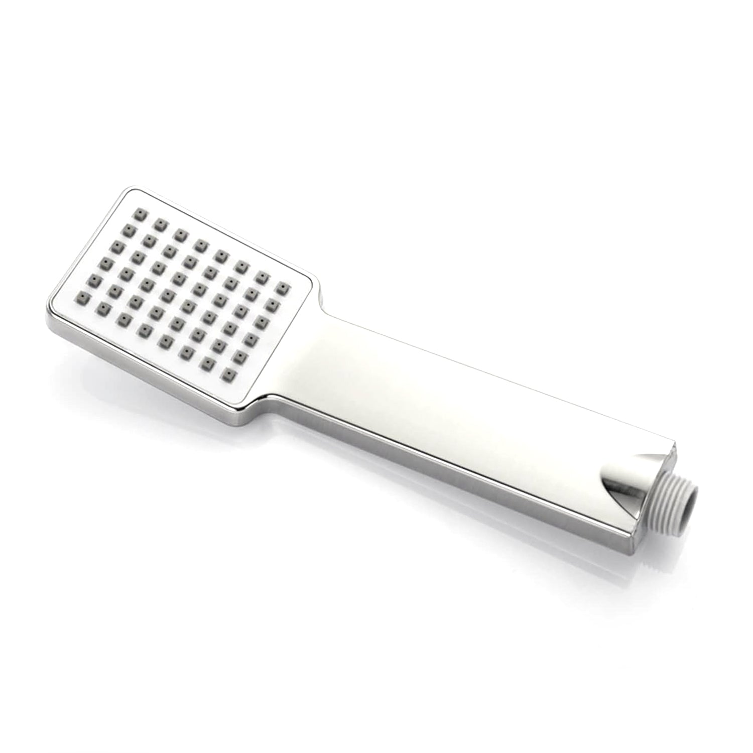 High pressure shower head displaying various spray settings for a customized shower.