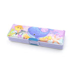 Durable plastic cartoon pencil box with fun character prints.