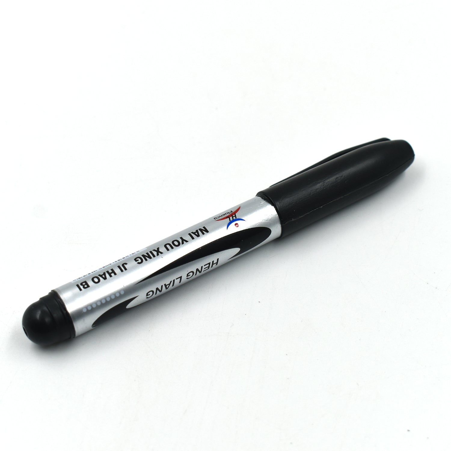 InkGlow Permanent Black Markers on a desk, ready for classroom use.