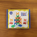 Set of interlocking blocks toy for kids' educational play