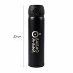Portable stainless steel water bottle for daily hydration