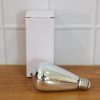 Energy-efficient LED decorative light bulb with firework pattern