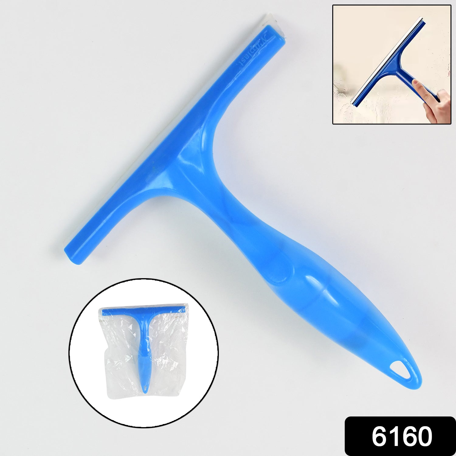 Multipurpose wiper effectively cleaning a wet bathroom floor, leaving it dry.