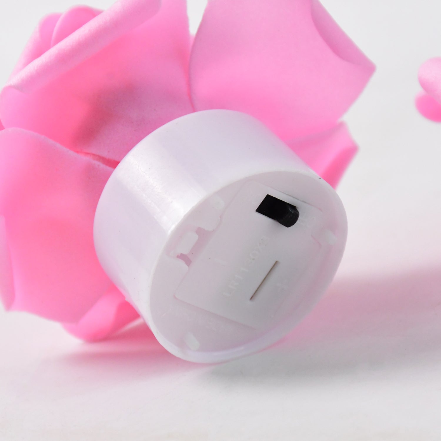Flickering rose LED tealight candles for festive home décor