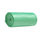 Bulk pack of green compostable garbage bags for homes and offices.