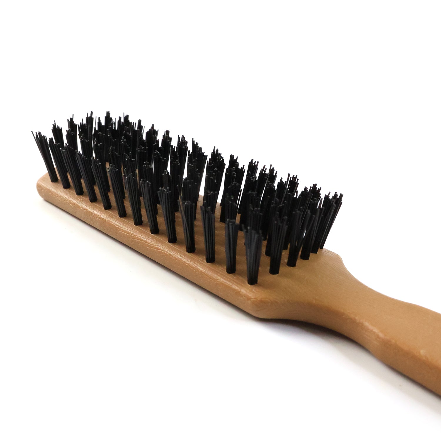 Ergonomic grip on a sturdy cleaning brush for easy handling