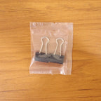 Set of sturdy paper holding metal binder clips