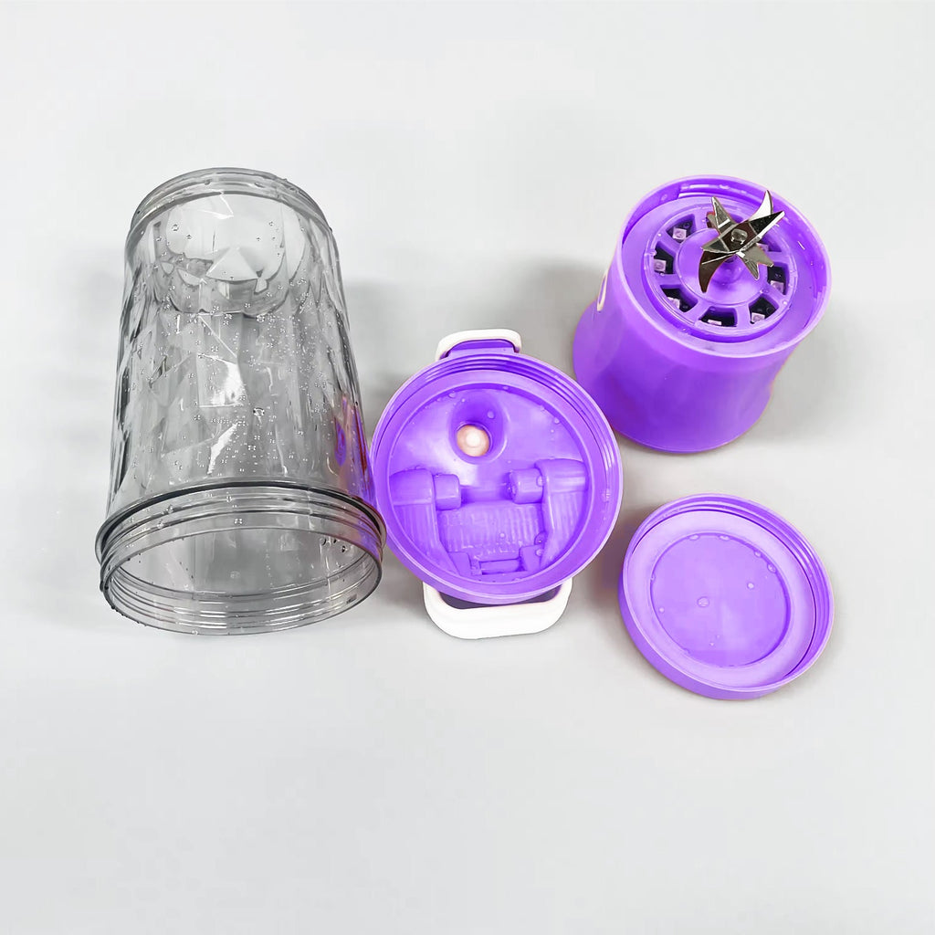 Front view of the compact electric juicer, ideal for making fresh smoothies.
