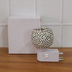 Star pattern night lamp casting calming star-shaped wall light patterns