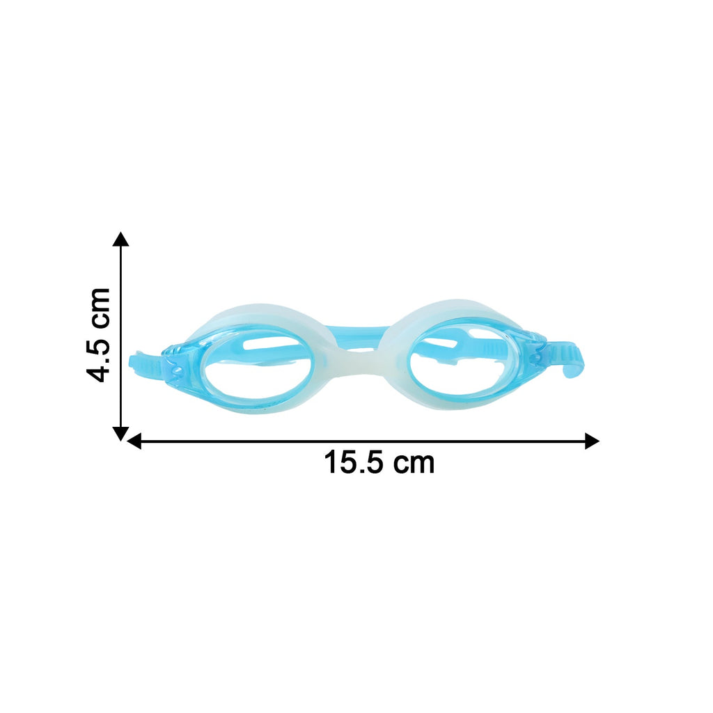 Transparent vision swim goggles for kids