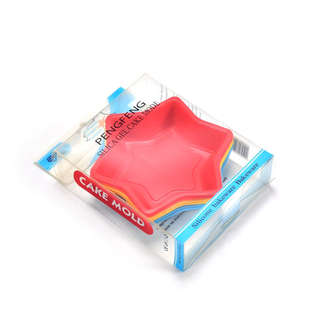 Overall view of the full flexible silicone star mold.