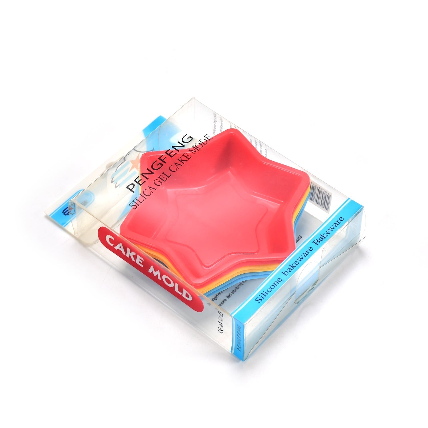 Overall view of the full flexible silicone star mold.