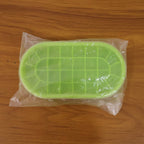 Oval ice mold tray perfect for cocktails and cold drinks