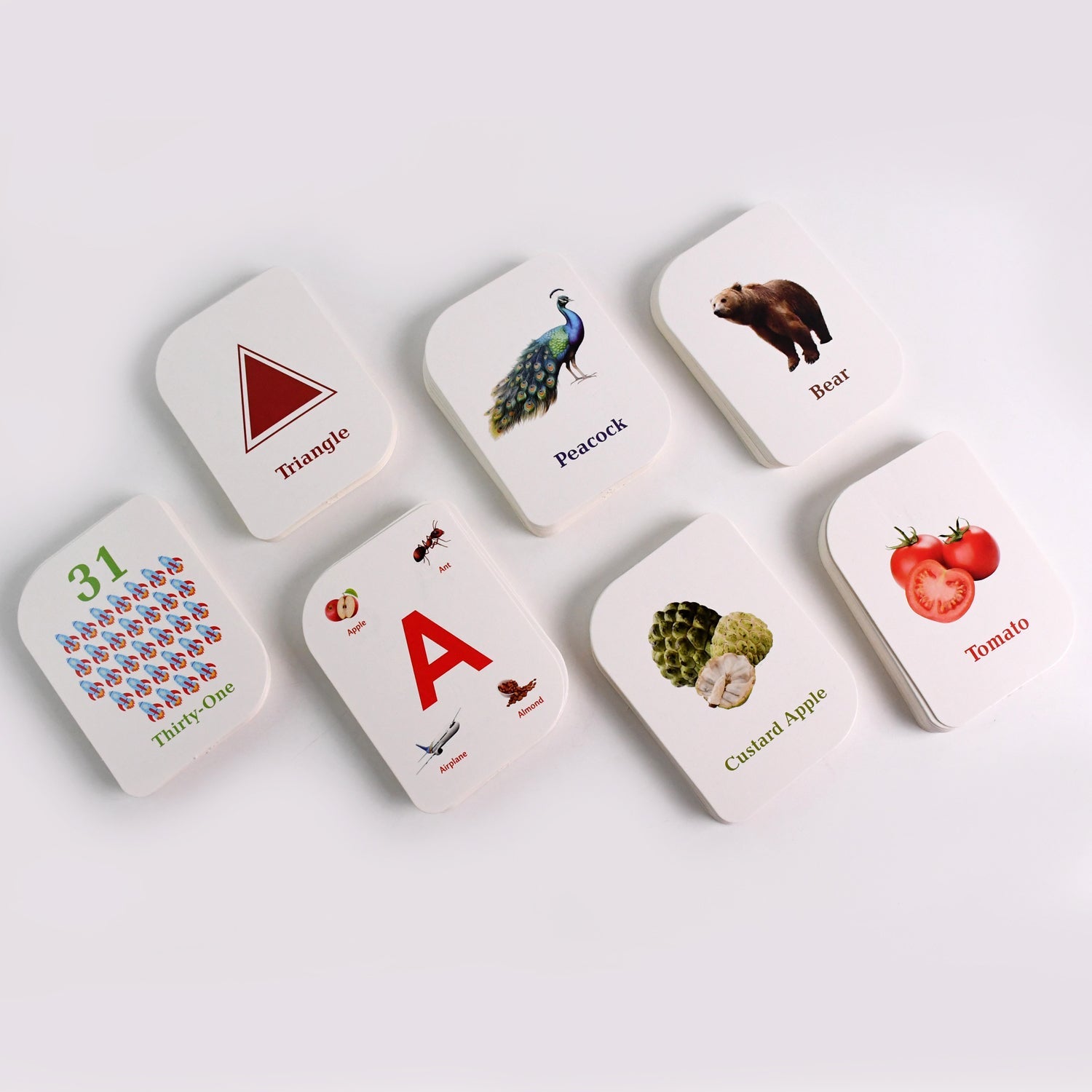 Organized Kidkraft flashcard boxes for easy storage and portability
