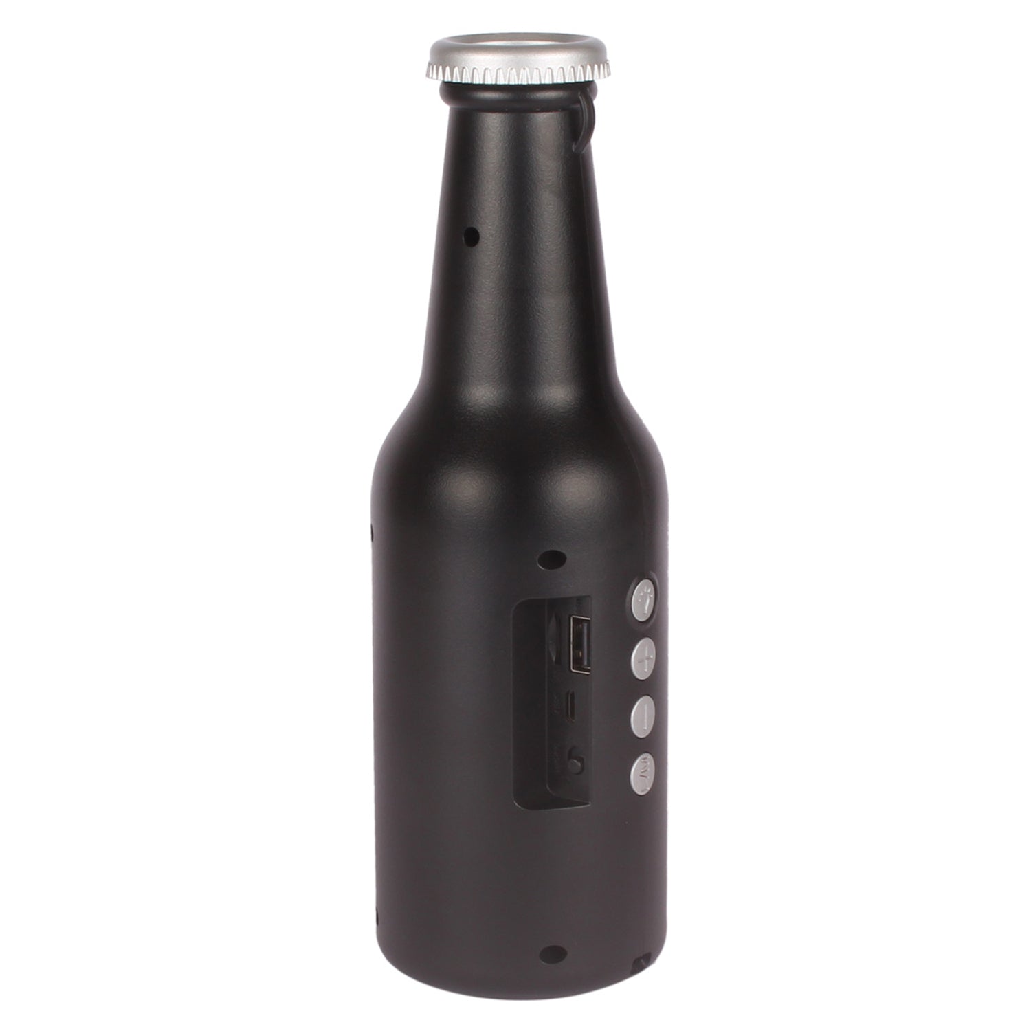 Audila Bottle Bluetooth Speaker on a vibrant background, ready for use.