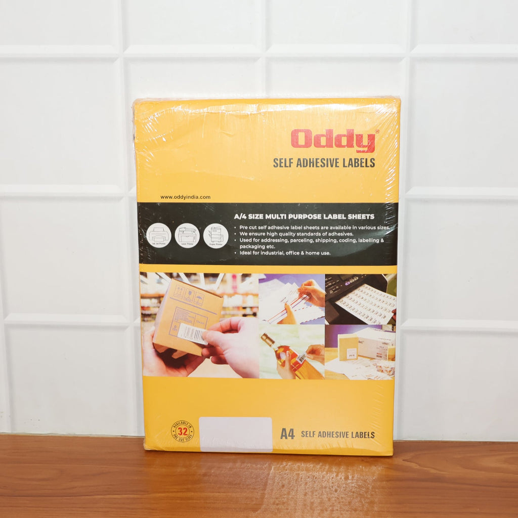 High-quality white label sheets with permanent acrylic adhesive for various surfaces