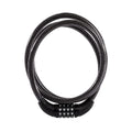 Safora multi-purpose bicycle cable lock with 4-dial combination.