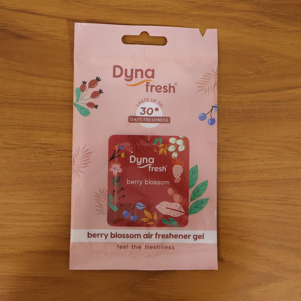 Aromatic berry blossom air gel in hanging format