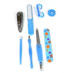 8-in-1 manicure set showing nail and foot care tools by ToolMate Pro