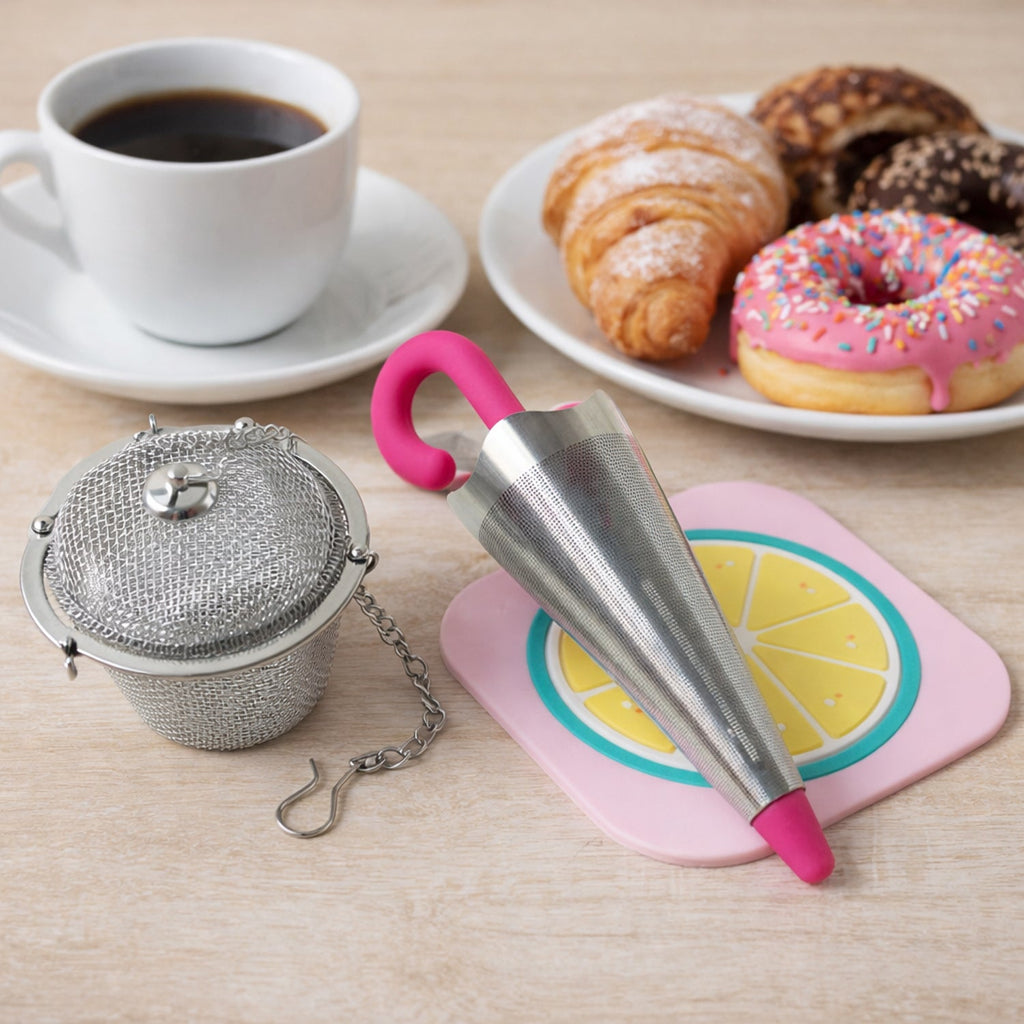 Compact packaging of the 3 in 1 tea and coffee accessories combo set
