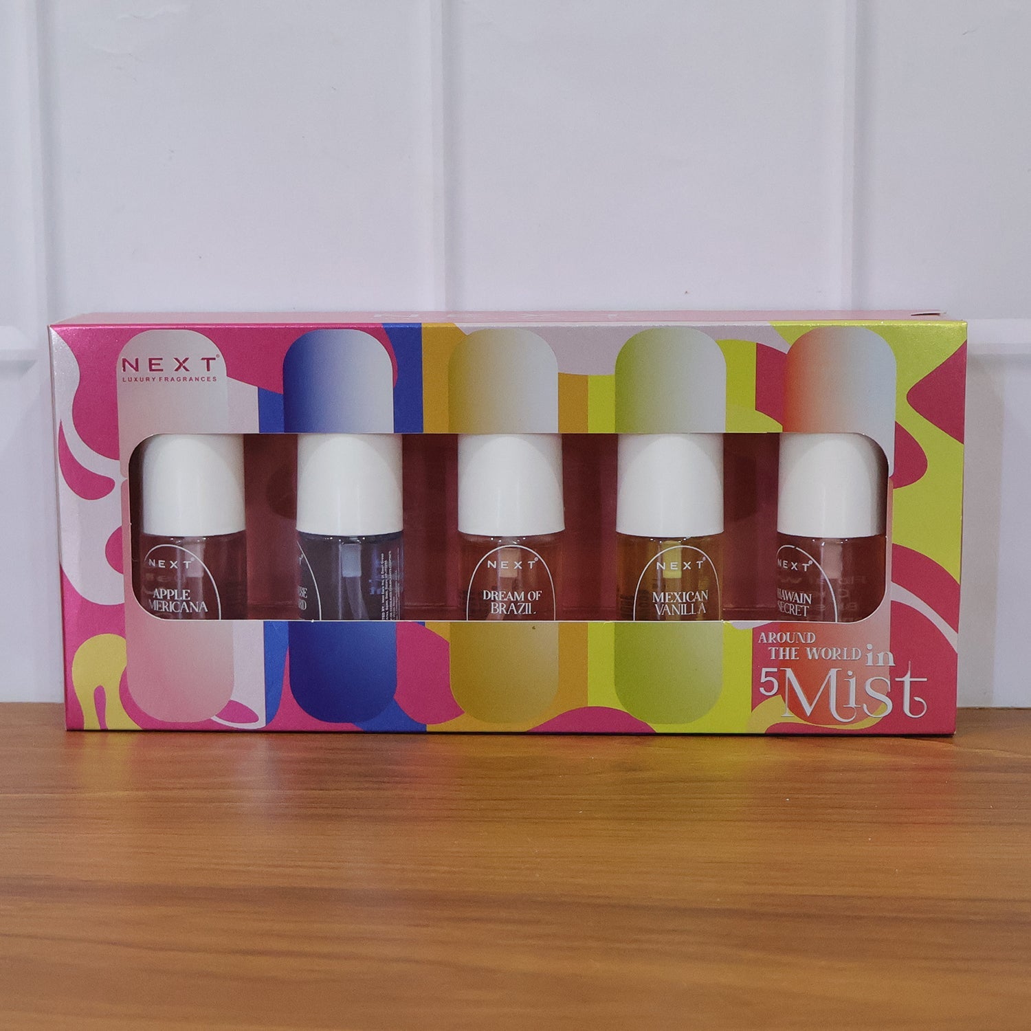 Compact perfume spray gift set suitable for travel