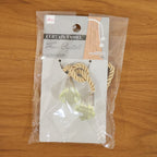 Home decor curtain holder with twisted rope and crystal accents