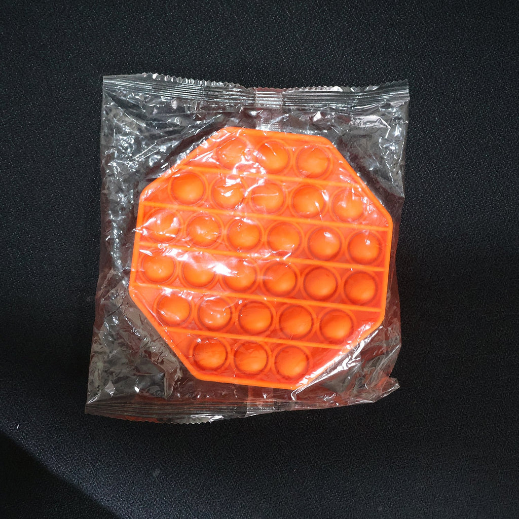Close up of silicone texture on Pop It Fidget Toy