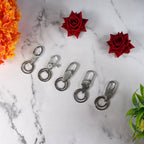 MaxSecure stainless steel keychain with fashionable waist buckle design