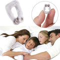 Silicone magnetic nose clip for snoring relief with comfortable fit