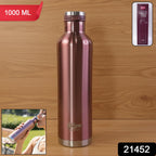 Large 1000 ml vacuum flask stainless steel water bottle for hydration