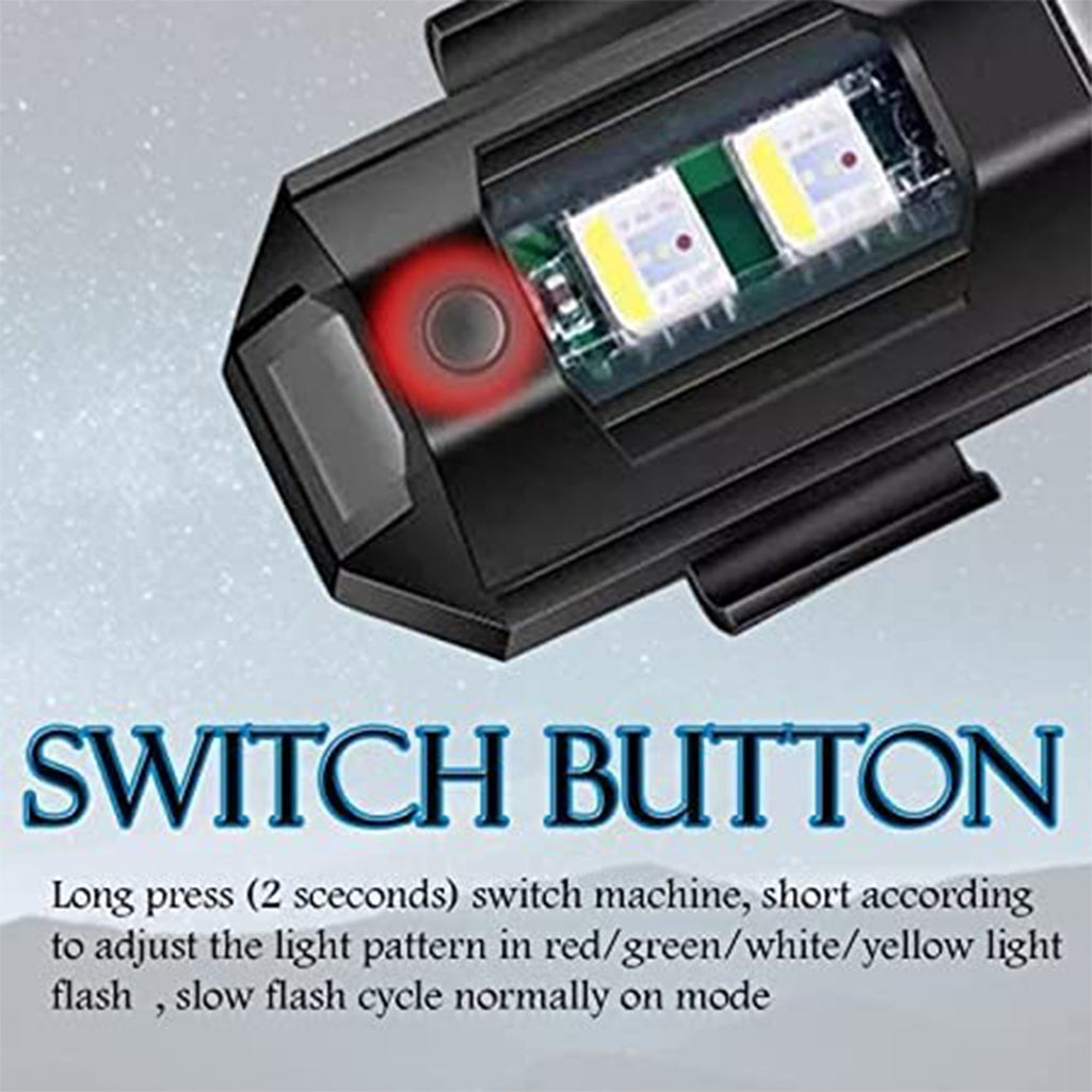 Compact RGB strobe light featuring a robust waterproof design, perfect for all outdoor adventures.