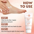 Intensive foot cream used for heel repair