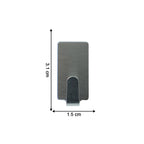 Hanger style stick on adhesive wall hooks
