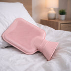 Portable hot water bottle for soothing muscle tension and stiffness