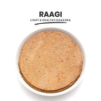 Packaging of Maniarr's Carmonised Ragi Khakhra highlighting its healthy attributes.