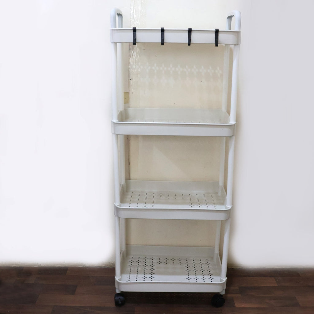 Storage cart trolley with easy access and visibility