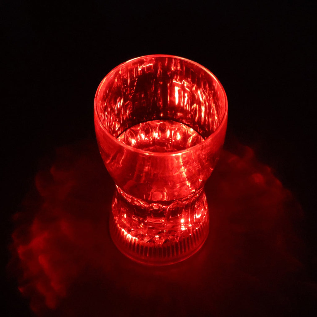200ml LED Light Glass displaying smooth multicolor LED light sequence.