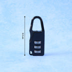 Travel lock showing smooth locking mechanism detail