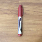 Packaged maroon permanent marker pen for office and school