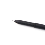 Durable plastic body of a refillable black marker pen for extended writing sessions
