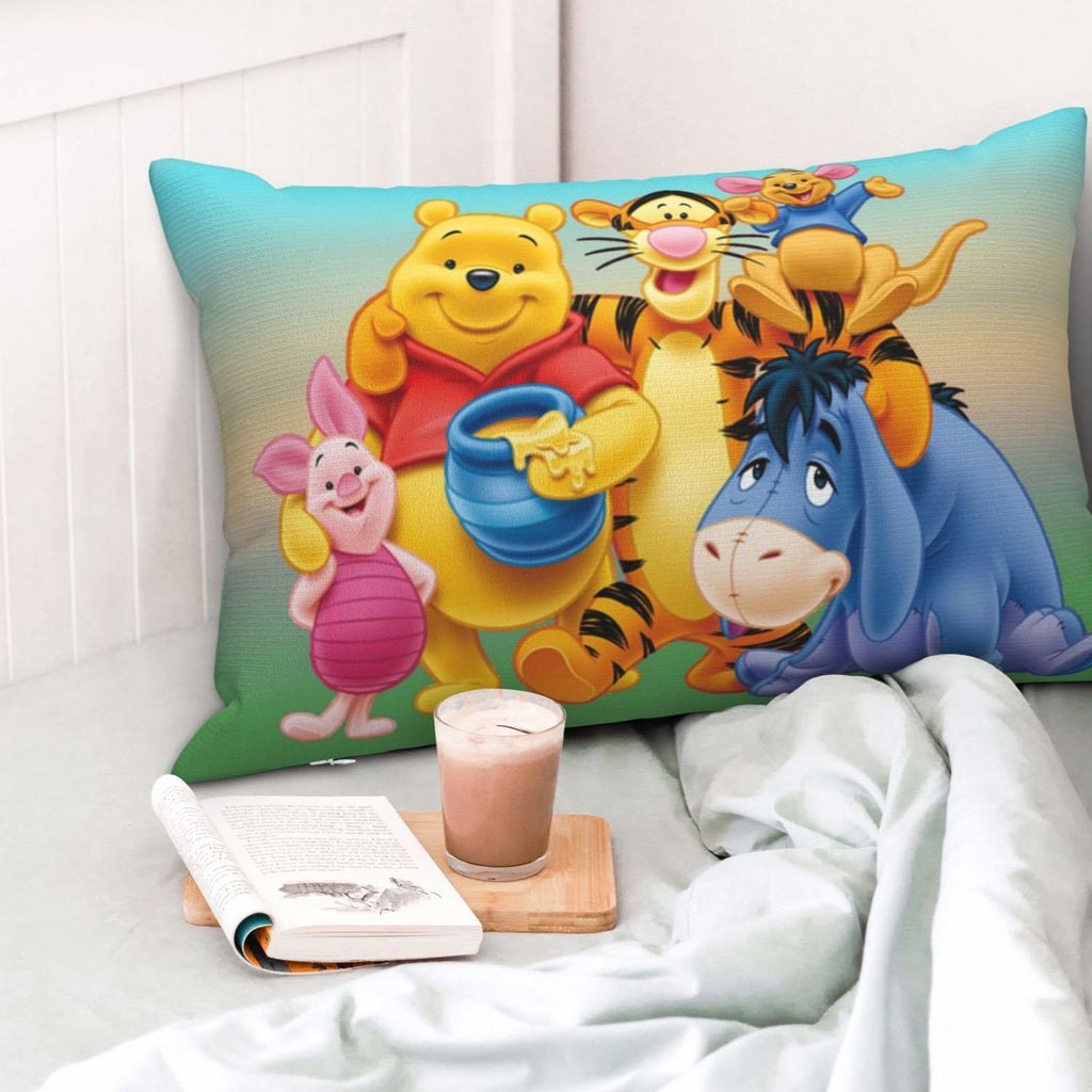 Lightweight kids plush pillow with stitched seams for durability