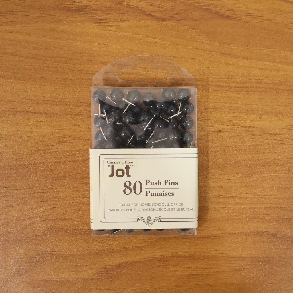 Durable round head push pins designed for repeated everyday office use