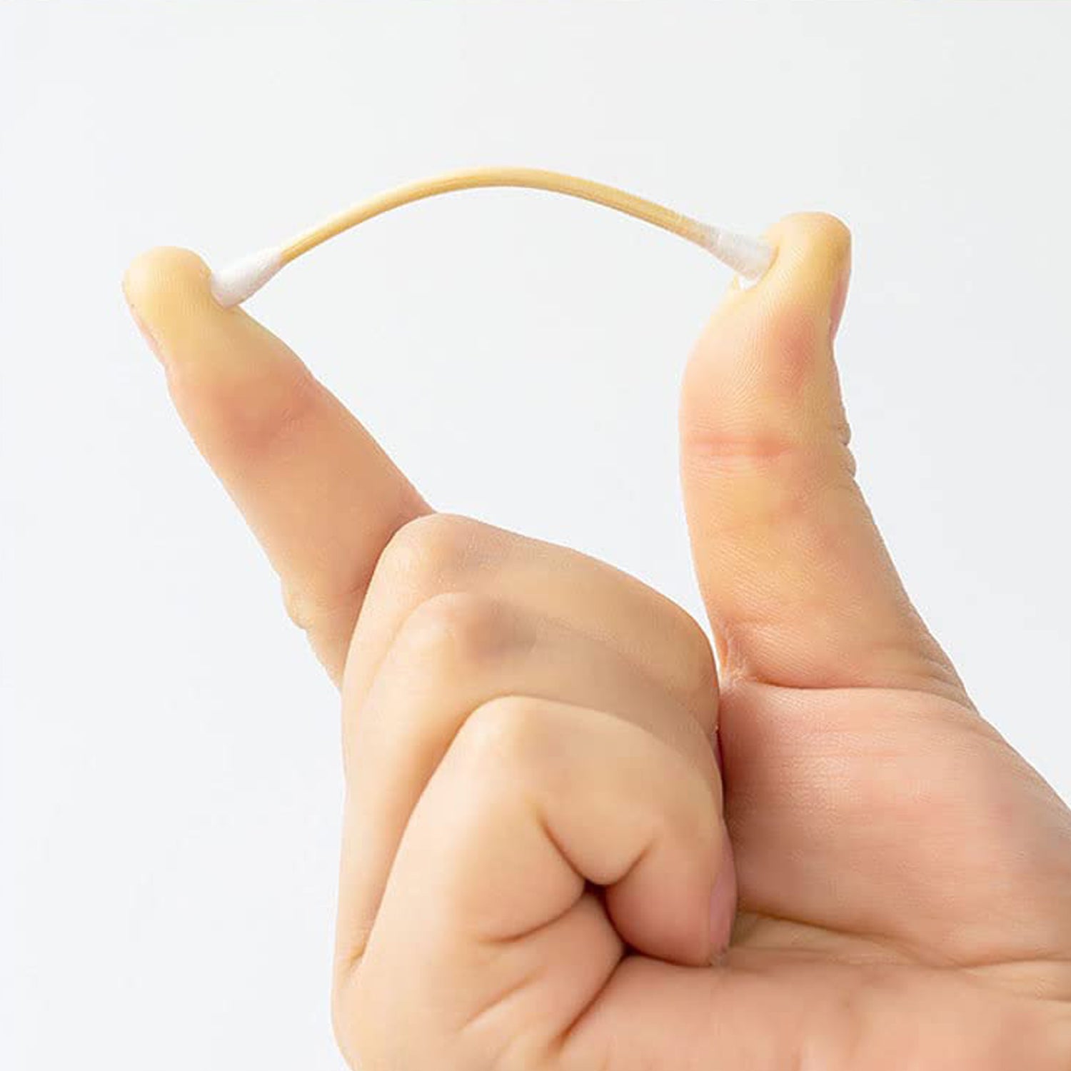 Eco-friendly paper sticks of cotton swabs highlighting sustainability