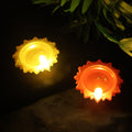 Spiritual decorative water sensor LED diya emitting flameless glow