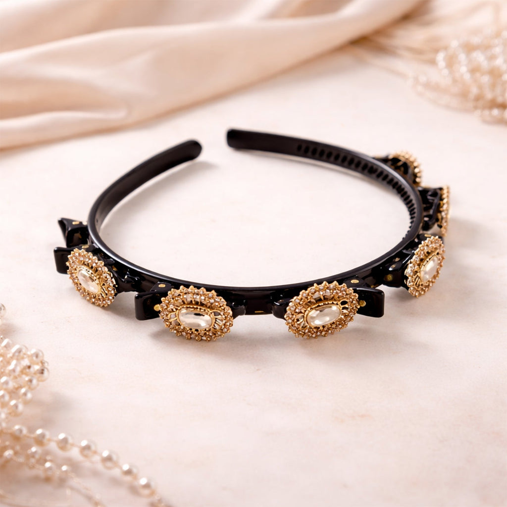 Party wear gold headband for celebrations
