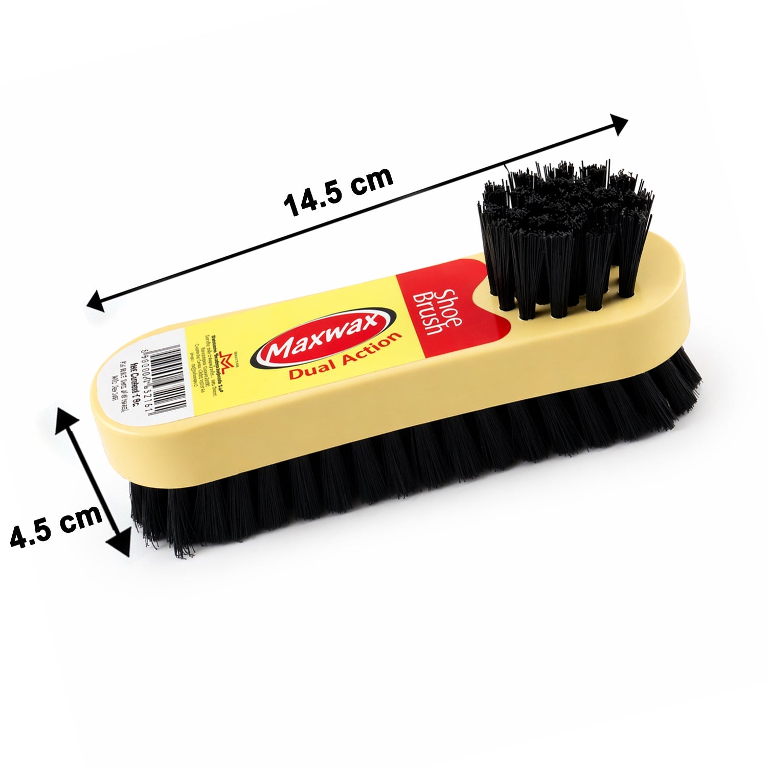 Durable shoe scrub brush for long-term shoe care