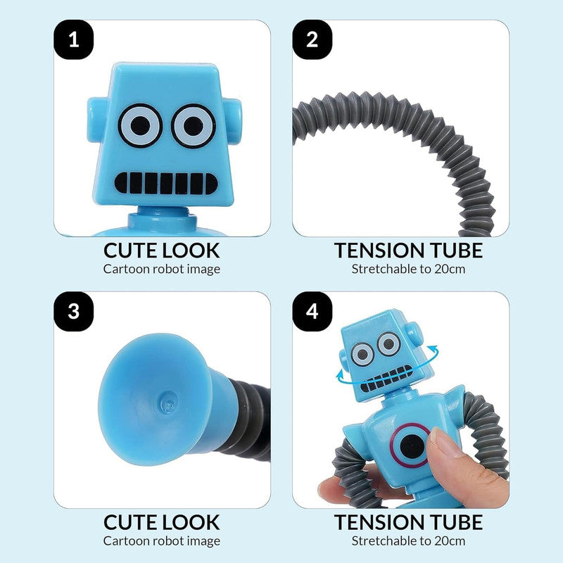Flexible animal robot spring toy designed for kids' fun