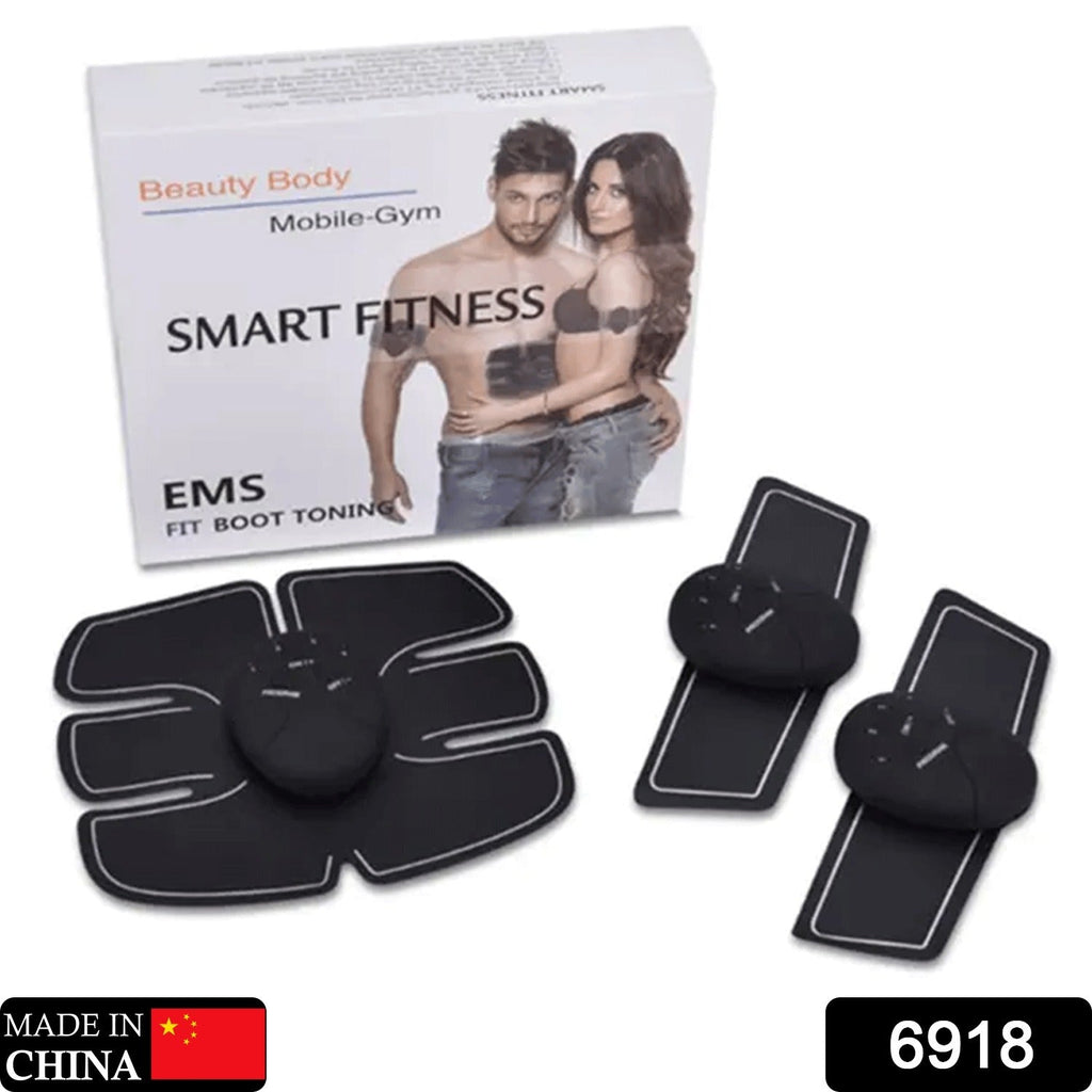 Wireless ABS stimulator device with remote control for easy operation.