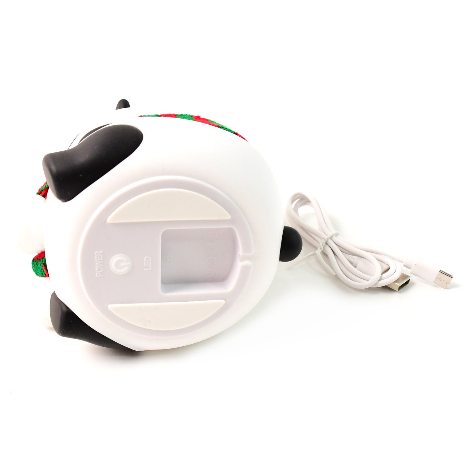 Panda night lamp displaying a calming blue light, ideal for bedtime.