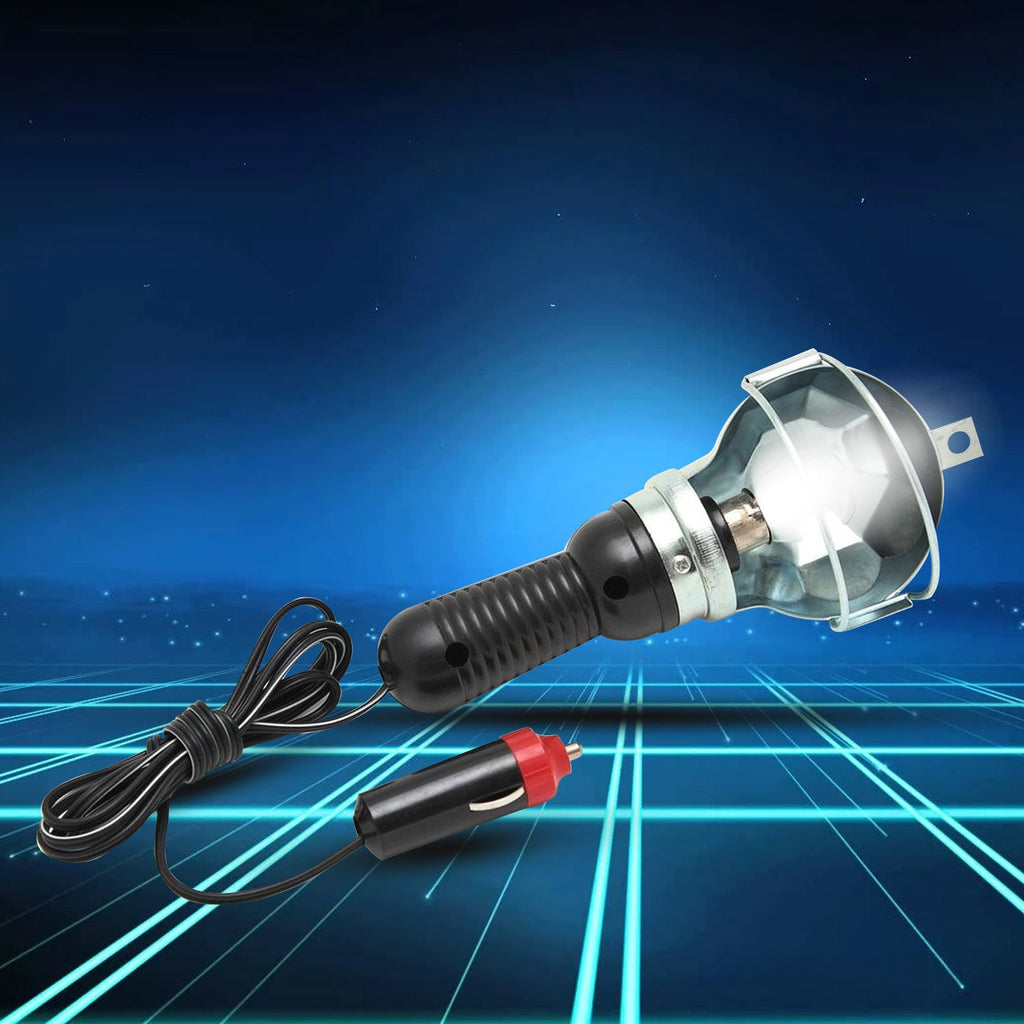 BoltForce Portable Work Lamp illuminating a construction area.